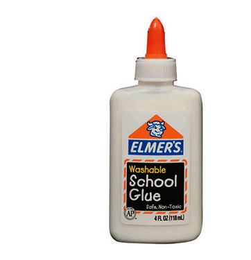 Elmer's School Glue, 4 oz. Bottles