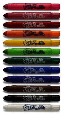 Mr. Sketch Scented Twistable Gel Crayons, Assorted, 12 Pack